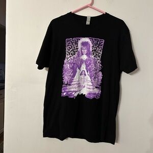 Vintage Rock Me Brand Labyrinth David Bowie Black T-Shirt. XL